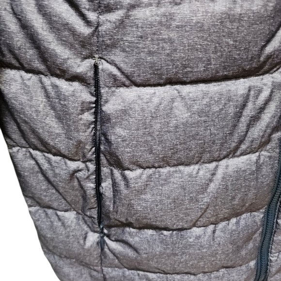 Eddie Bauer Cirruslite 650 Down Parka Navy Heather Blue with Hood, Size S - Picture 3 of 6